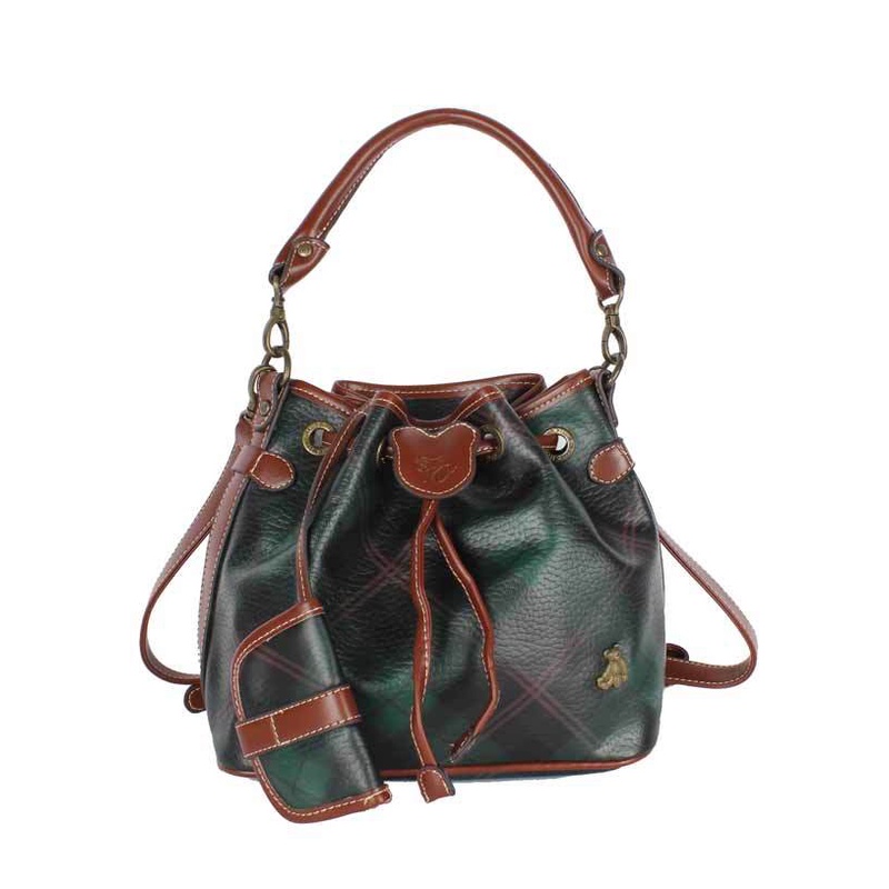 Teenie Weenie Drawstring Green Tas Sling Bag Wanita Branded