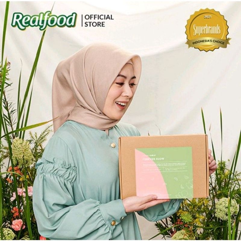 

Realfood Forever Glow Minuman Sarang Walet + Kolagen isi 12