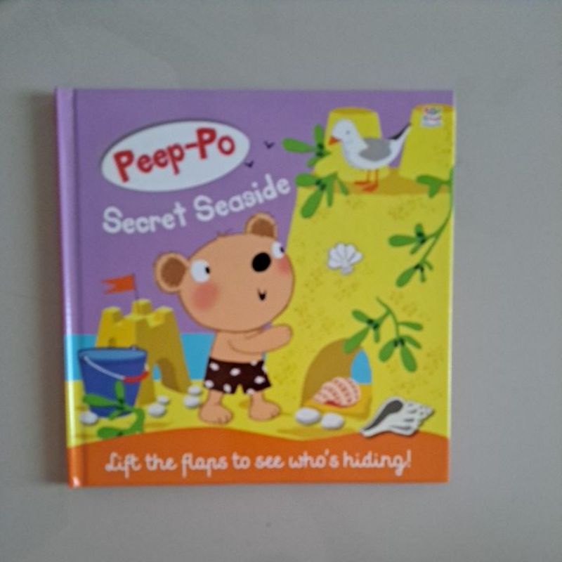 buku bacaan anak buku bbw lift the flap peep po secret seaside