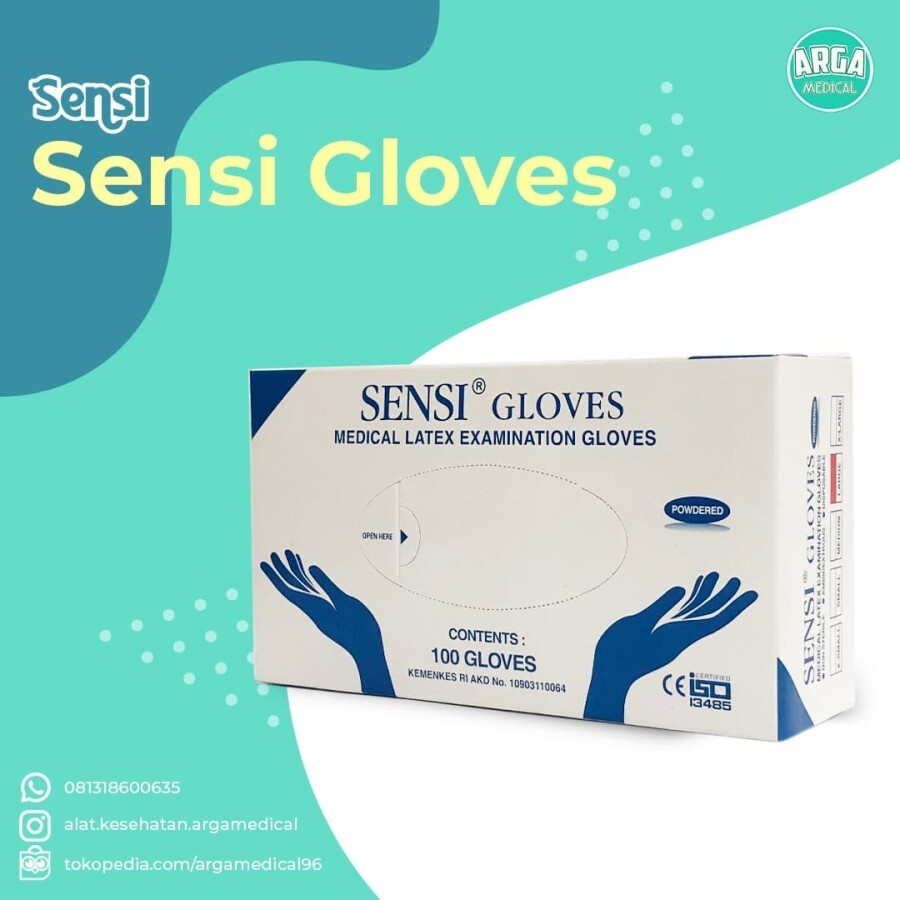 Sarung Tangan Sensi / Sensi Gloves isi 100's