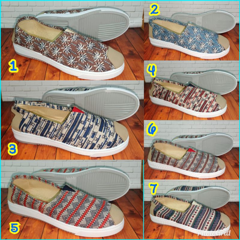 Sepatu slip on kain wanita bigboss promo murah