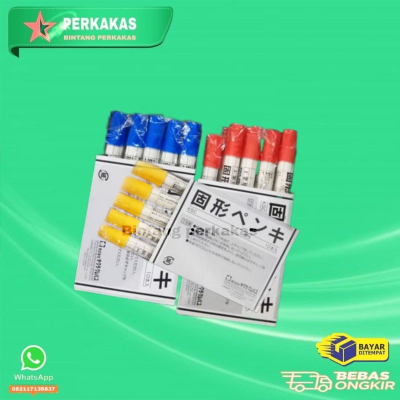

spidol permanen penanda besi SAKURA original
