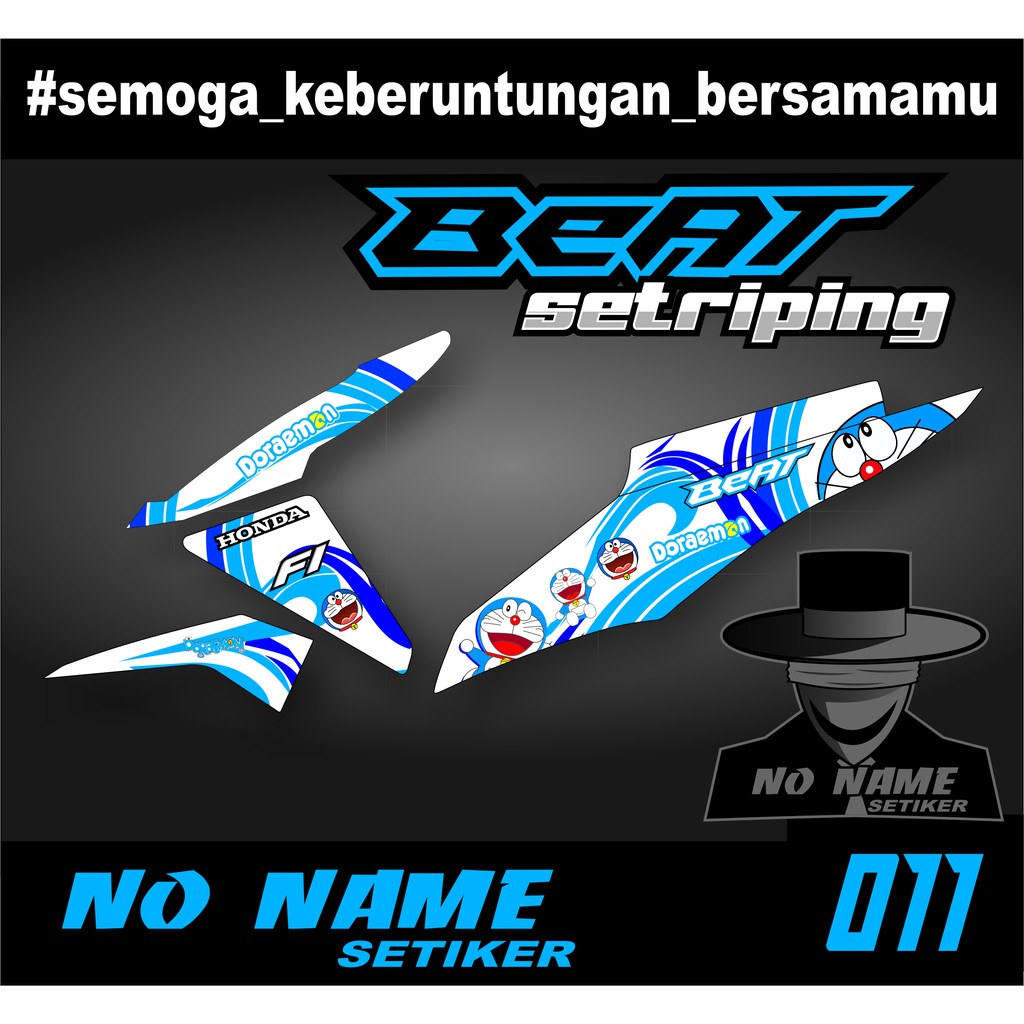 striping setiker stiker sticker beat fi (b11) 2013-2015 variasi - stiker motor honda setriping beat