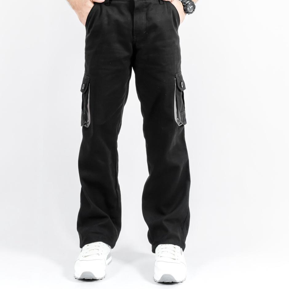 Terbaik.. Gizmo Celana Cargo Panjang Prime Black