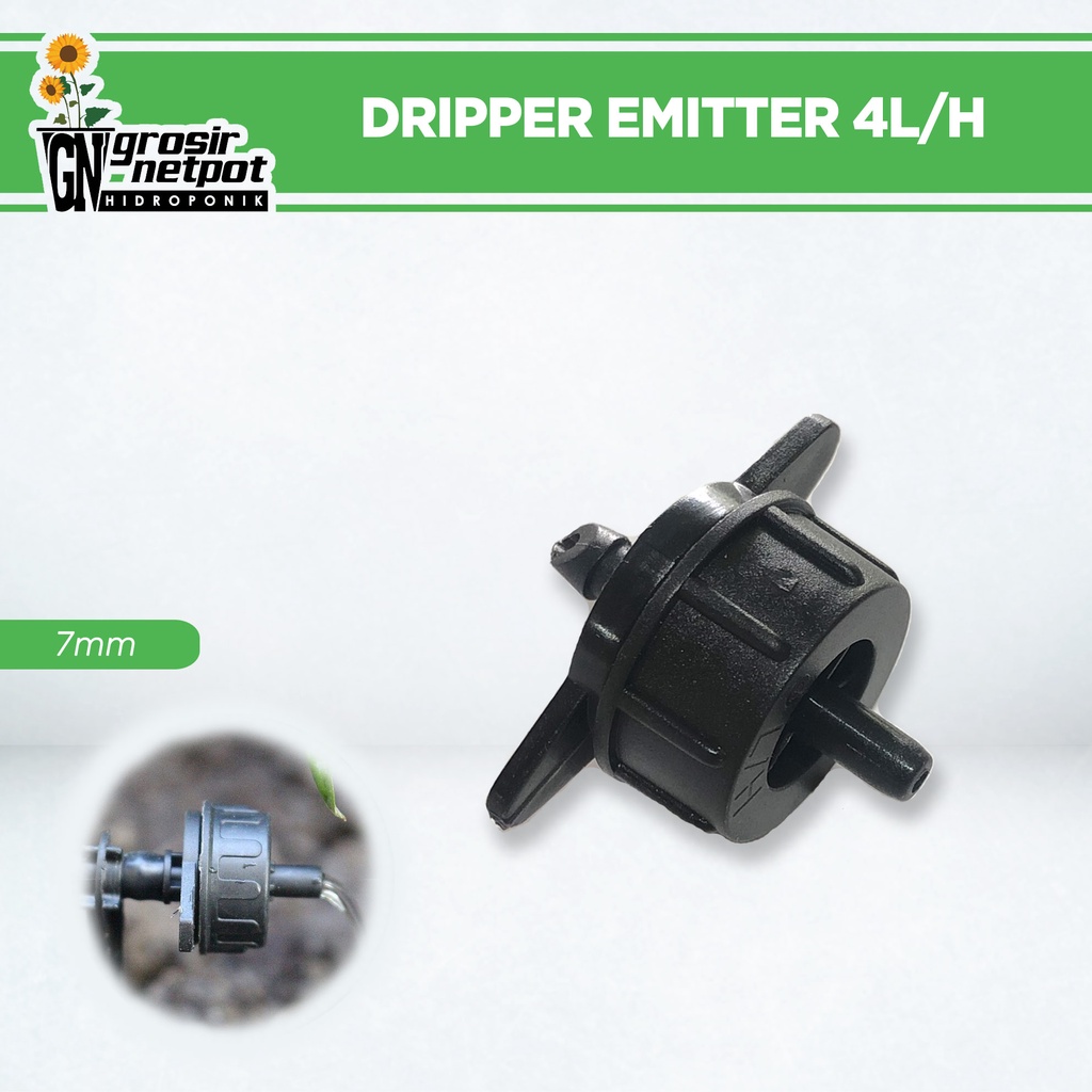 Dripper Emitter 4L/H - Irigasi Tetes
