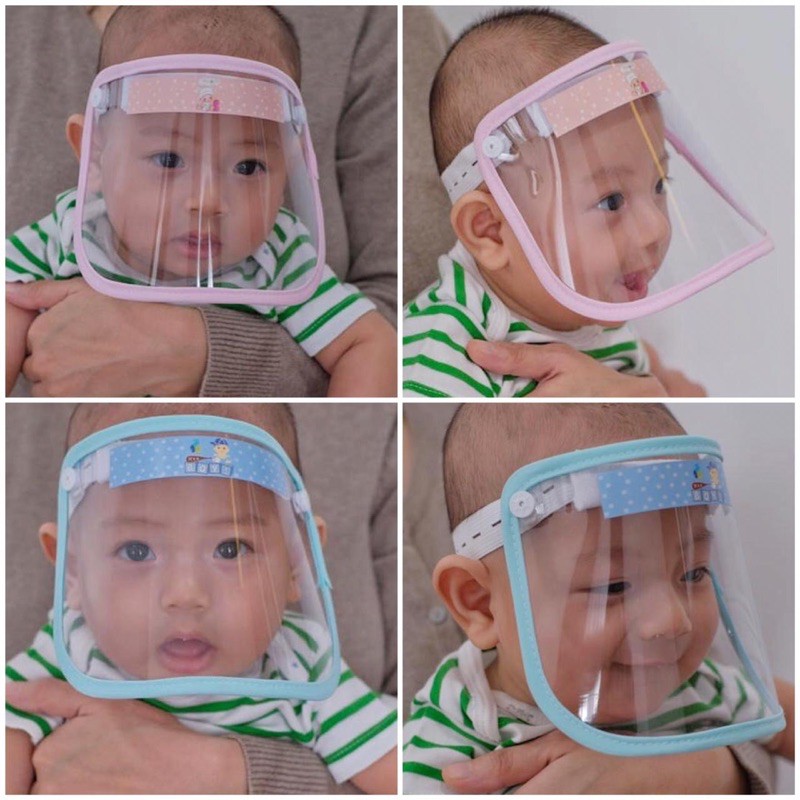 READY STOCK Face Shield Bayi - Face Shield Anak - Face Shield Dewasa MURAH