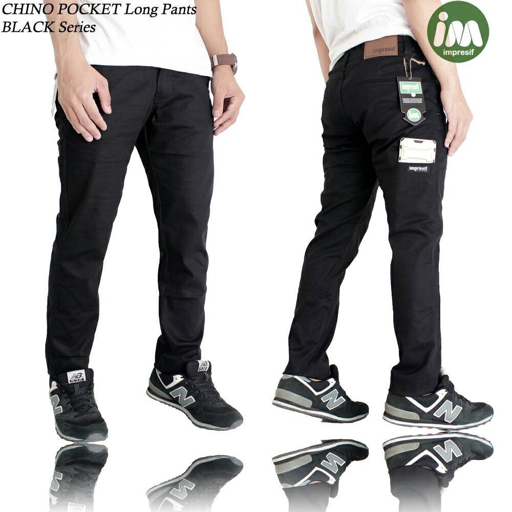 Celana Chiino Pocket Long Pant Original Black Series 1KG MASUK 4PCS