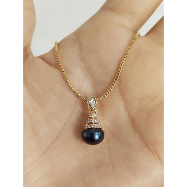 Kalung Mutiara Asli Air Tawar dari Lombok