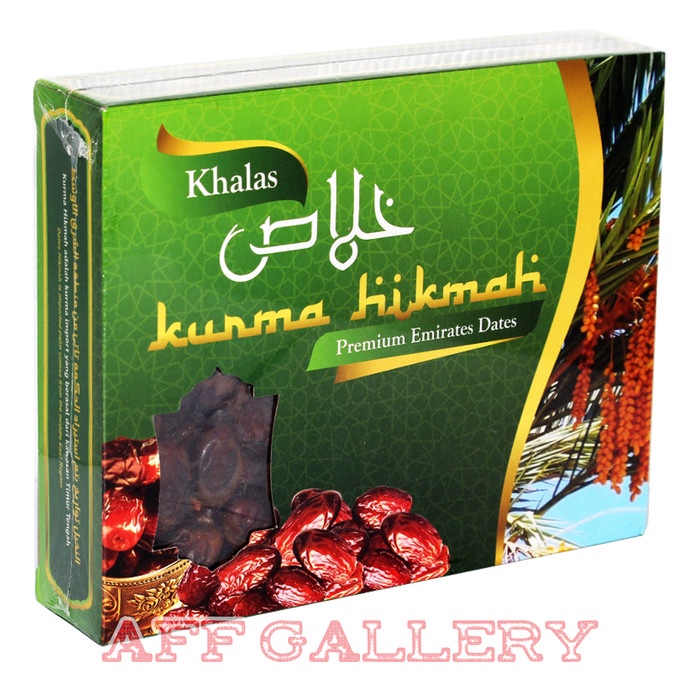 

Kurma Khalas Hikmah 1kg Original Kholas Premiun Emirates Dates