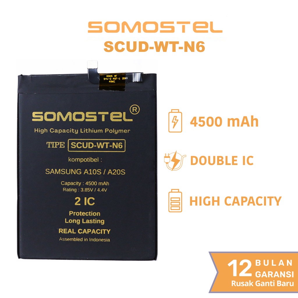 Somostel - SCUD-WT-N6 Samsung A10S / A20S Batre Batrai Baterai