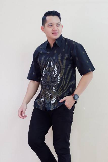 Hem pendek lapis furing ori batik solo sragenan