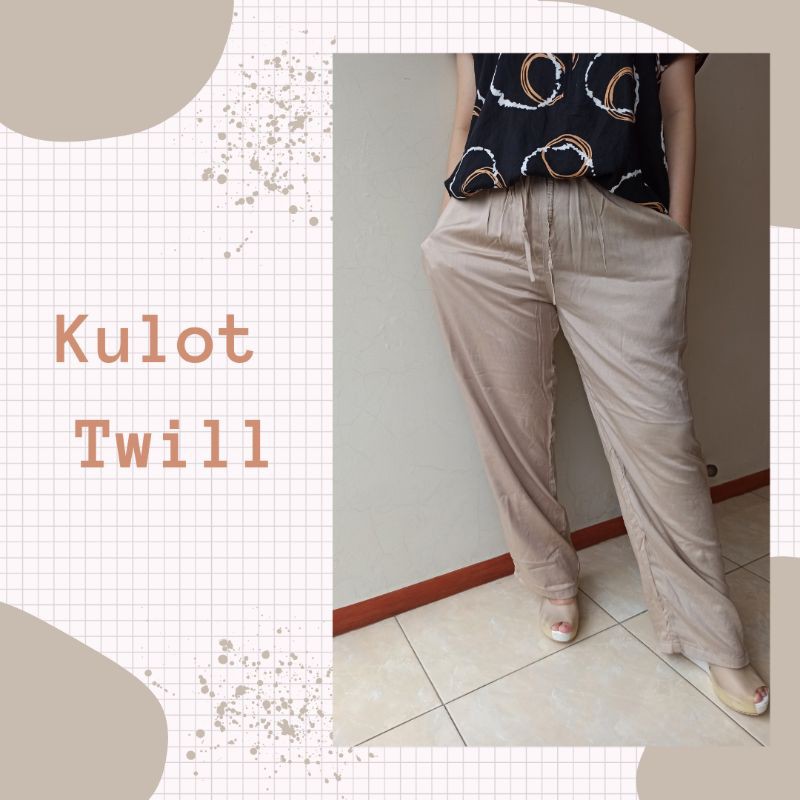 Celana kulot Rayon / Rayon pants /celana polos / Celana rayon