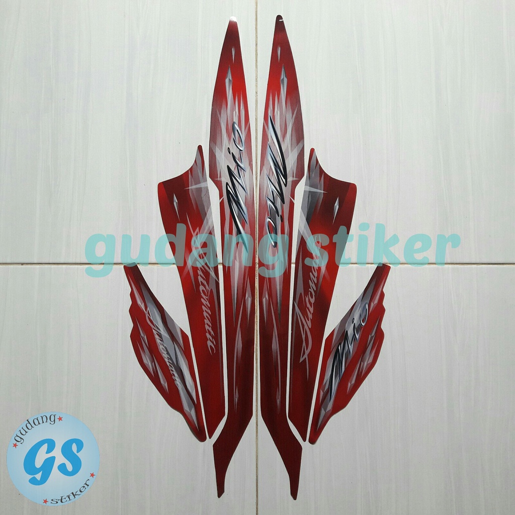 striping stiker sticker motor mio sporty 2009