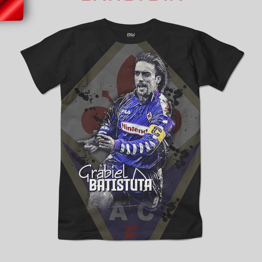 KAOS BOLA LEGEND BATISTUTA PRINTING 3D
