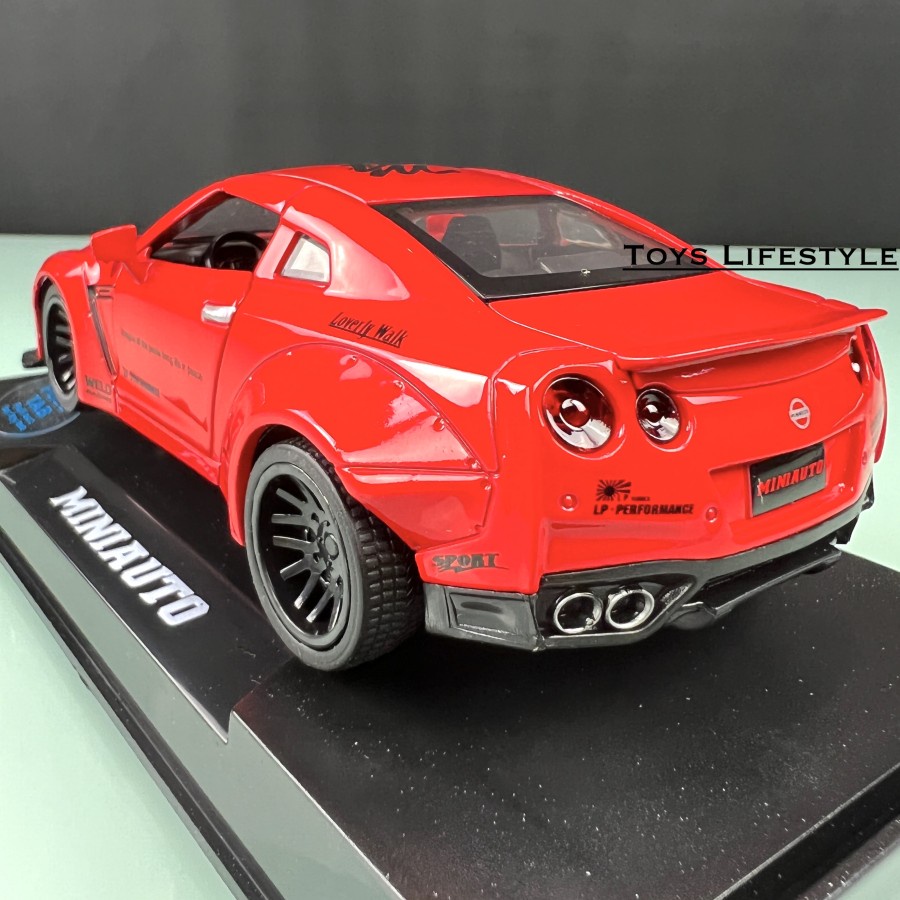 Miniauto Diecast - Nissan GT-R R35 (Merah)