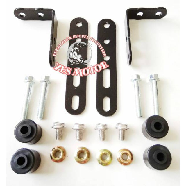 [promodiskon]BRACKET BReKET LAMPU SPAKBOR SPAKBOARD SERPO ADJUSTABLE NMAX XMAX LEXI