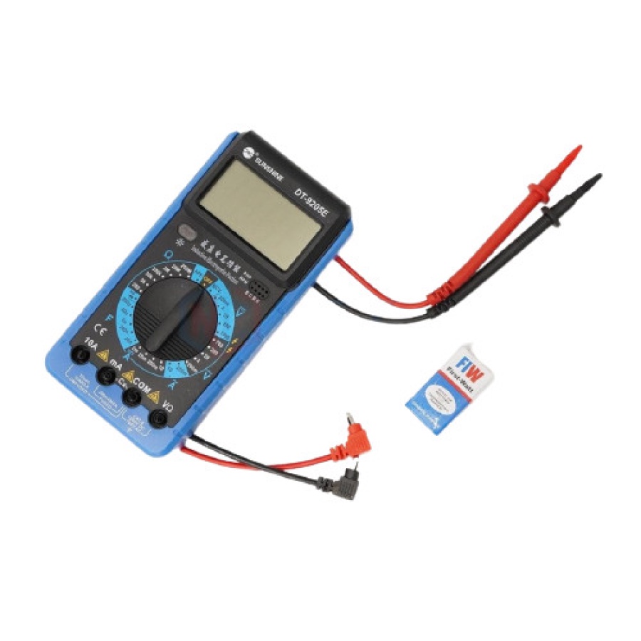 Multimeter NCV Sunshine DT9205E Multitester Digital DT-9205E Tester Besar DT 9205E Avometer