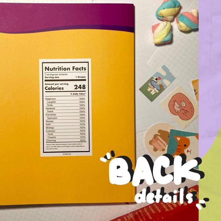 

[PRODUK G7MYC] NCT DREAM NOTEBOOK ; Cereal Ver QD7