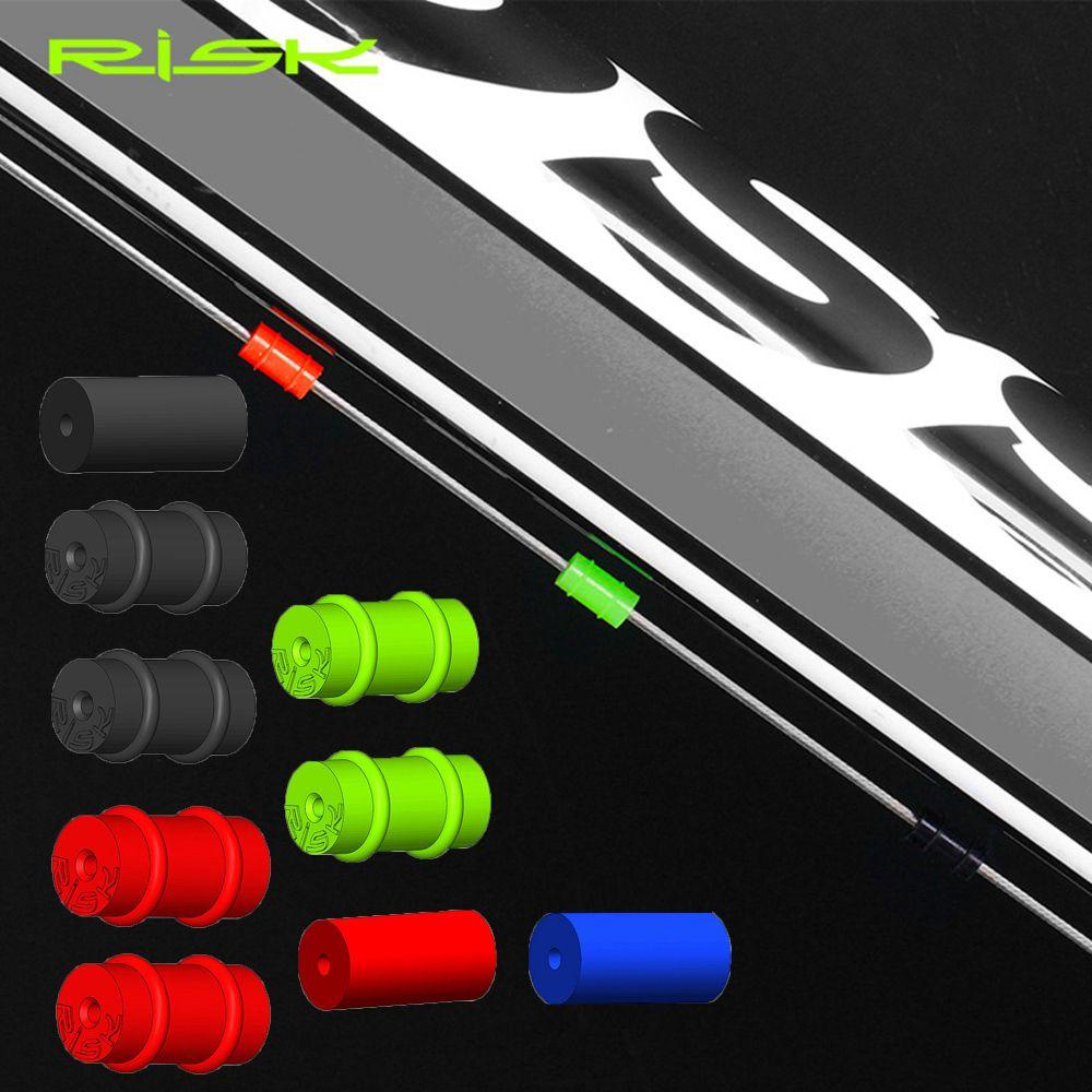 R-FLOWER 10pcs Pelindung Kabel Sepeda Ultralight MTB Road Bike Silica Nightlight Protect Ring