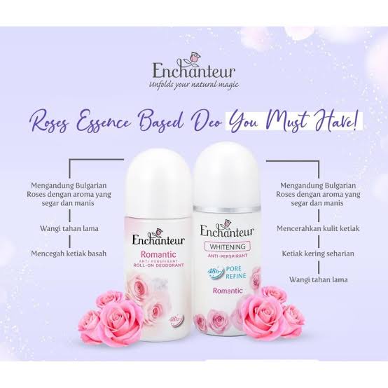 Enchanteur Deodoran Whitening Roll On 40 ml