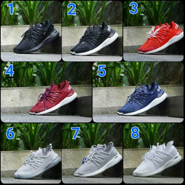 SEPATU ADIDAS ALPHABOUNCE TUBULAR IMPORT MADE IN VIETNAM MENS SNEAKERS COWOK