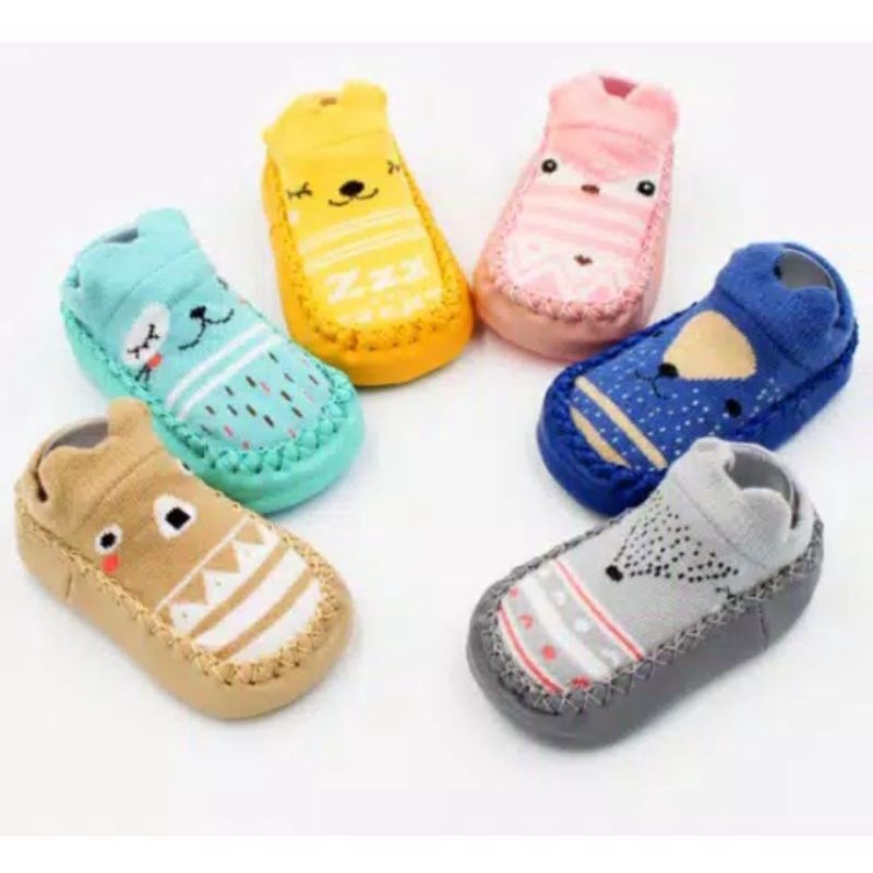 Kaos Kaki Bayi Anti Slip / Baby Socks Shoes / Sepatu Bayi Prewalker / Anak