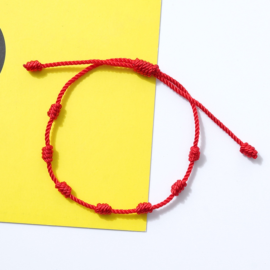 Hu Hu Hu Hu Hu Alat Bantu Pasang Kacamata♡ Gelang Tali Kepang Adjustable Dengan 7 Simpul Gaya Klasik Untuk Unisex