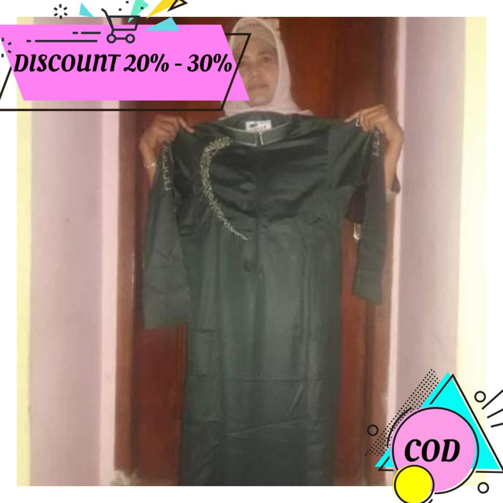 (BAYAR DITEMPAT) JUBAH MESIR AL-HARAMAIN ORIGINAL MOTIF  BULAN SABIT AA1827