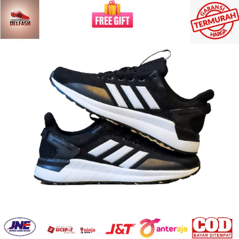 adidas questar ride black white original