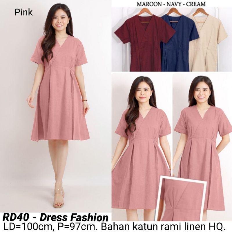 DRESS SEILA 40 TERUSAN WANITA FASHION CASUAL STYLE