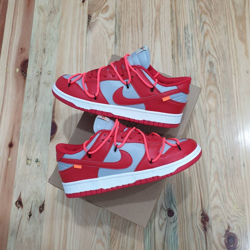 off white dunks low red