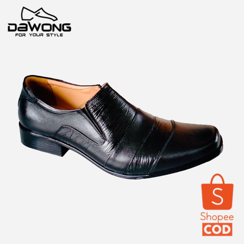 DAWONG - Sepatu Pantofel Pria MU 02 HITAM