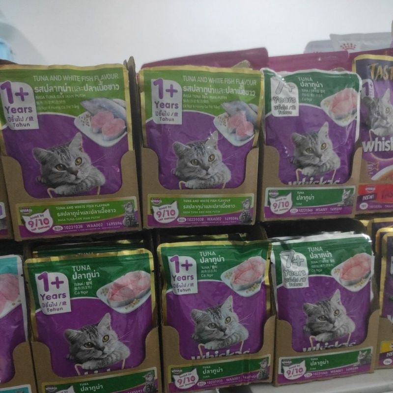 whiskas wet food whiskas sachet all varian 85gr