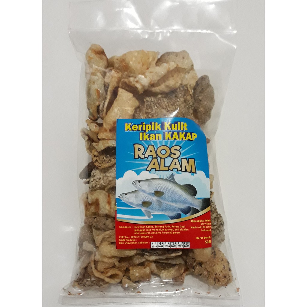 

KERIPIK / KRIPIK KULIT IKAN KAKAP - Oleh Oleh Kediri