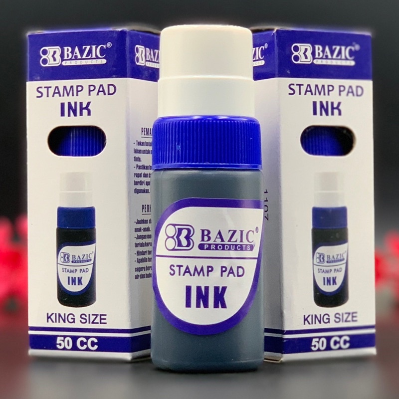 

Tinta Stamp pad BAZIC murah ukuran 50cc isi 1pcs