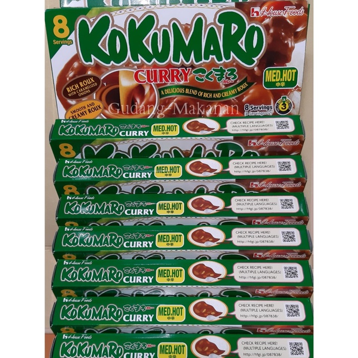 

House Kokumaro Curry Medium Hot Japanese 140gr - Ekstra Bubble