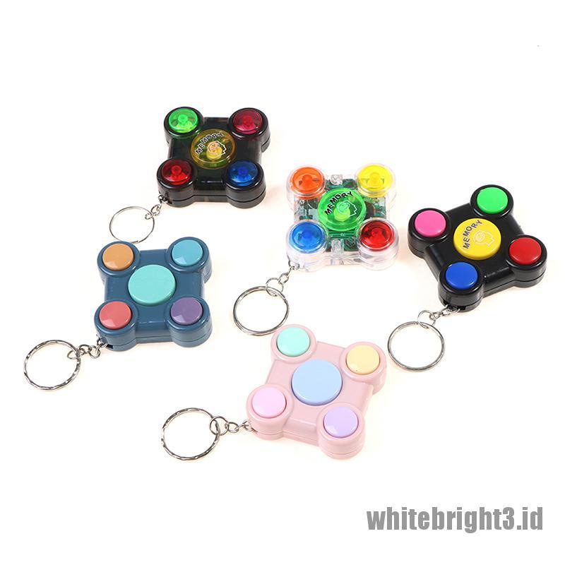 (white3) Mainan Kubus Labirin Portable Bentuk Gamepad Untuk Penghilang Stress