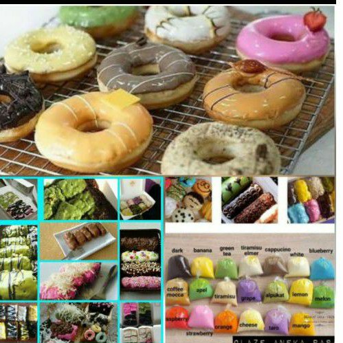 

1kg 4Rasa Dipping Glaze Glazur Topping Donat Aneka Rasa