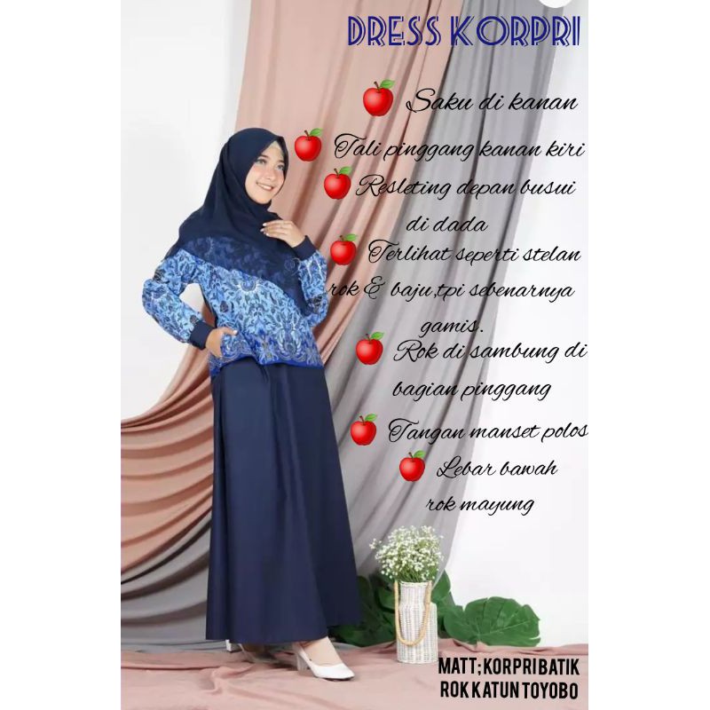 GAMIS PNS DRESS KORPRI