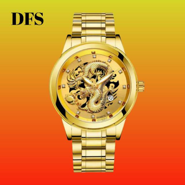 Jam Tangan Original Motif Naga