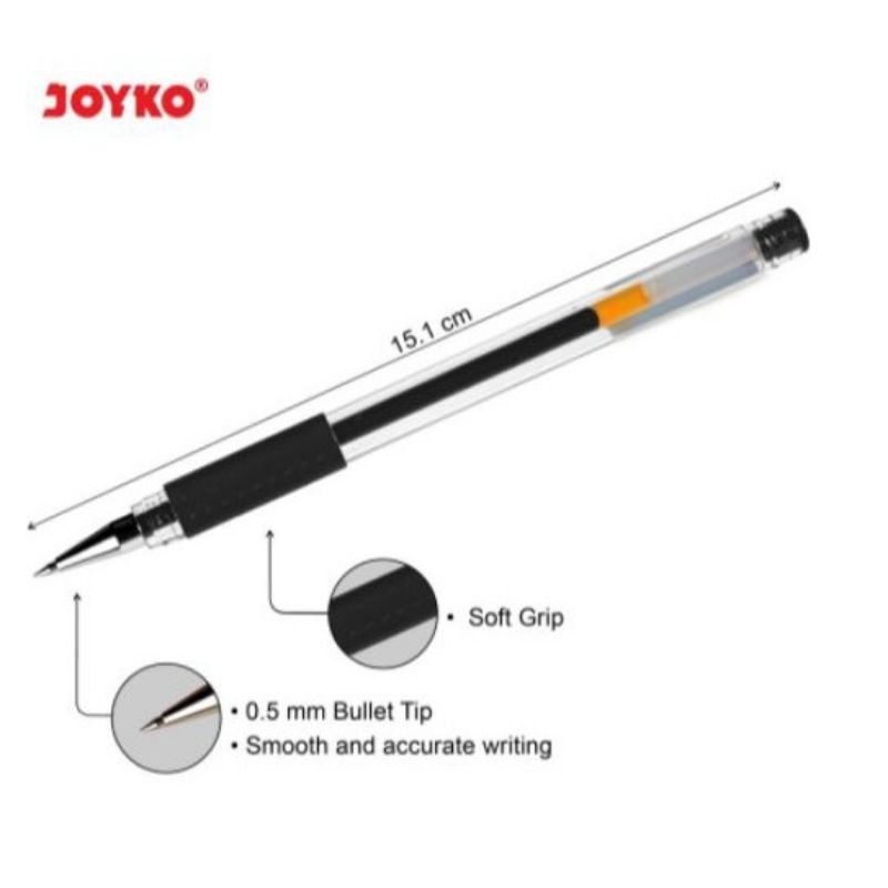 

pen bolpen pena pulpen ballpoint JOYKO GEL JK100 0.5