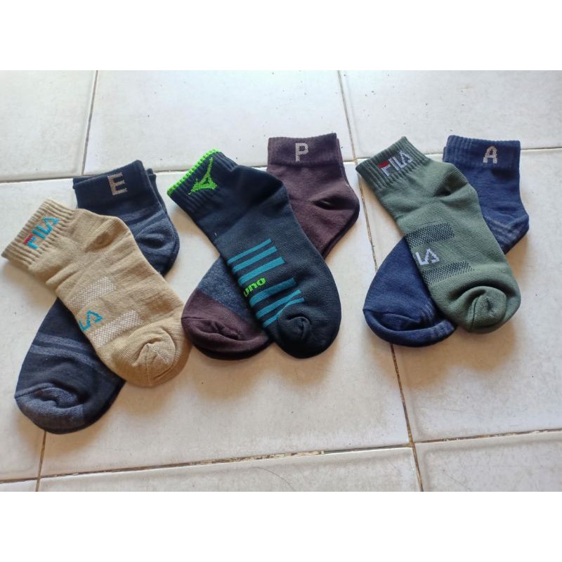 KAOS KAKI SPORT MOTIF PENDEK KAOS KAKI MATA KAKI SPORT KAOS KAKI BLOK MOTIF no kemas