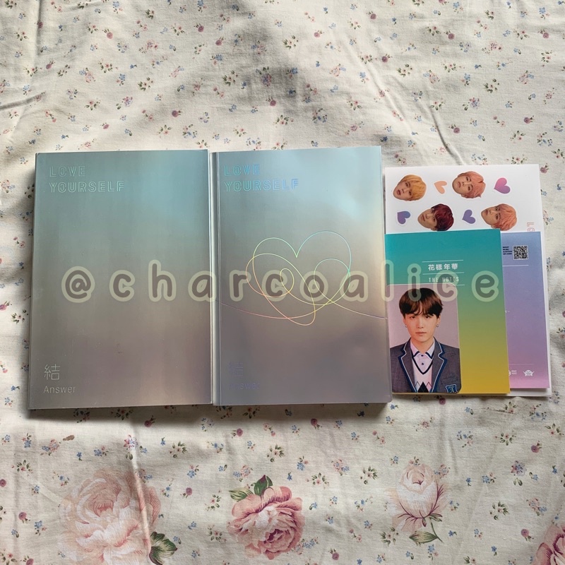 album BTS ANSWER L PC SUGA OSIS PHOTOCARD YOONGI BTS unsealed