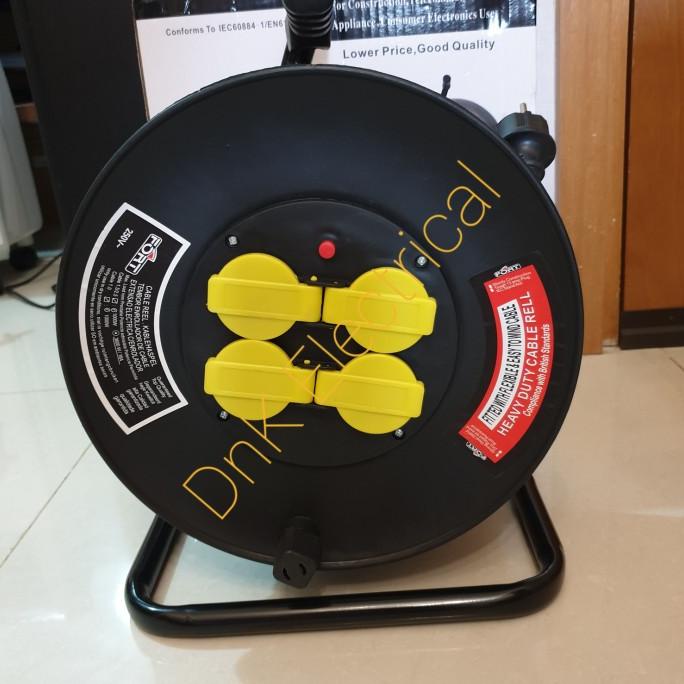 Jual Kabel Roll/Cable Roll 50M/50 Meter Heavy Duty Merk FORT QBDXW01