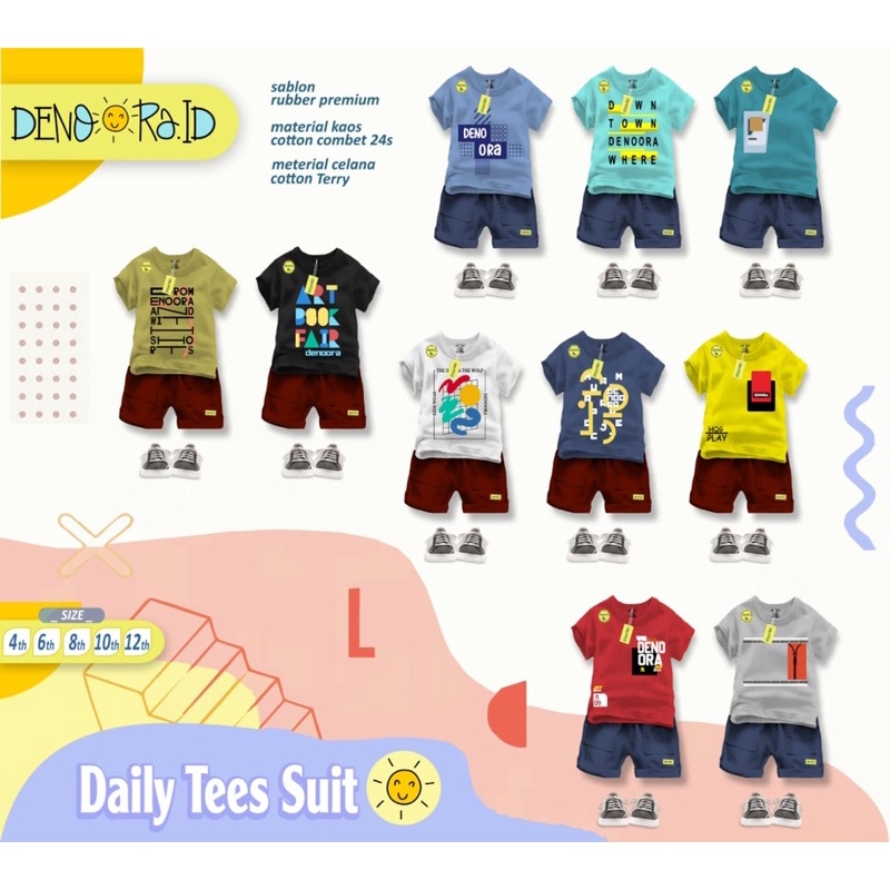 Setelan Daily Tees Sweet Denoora