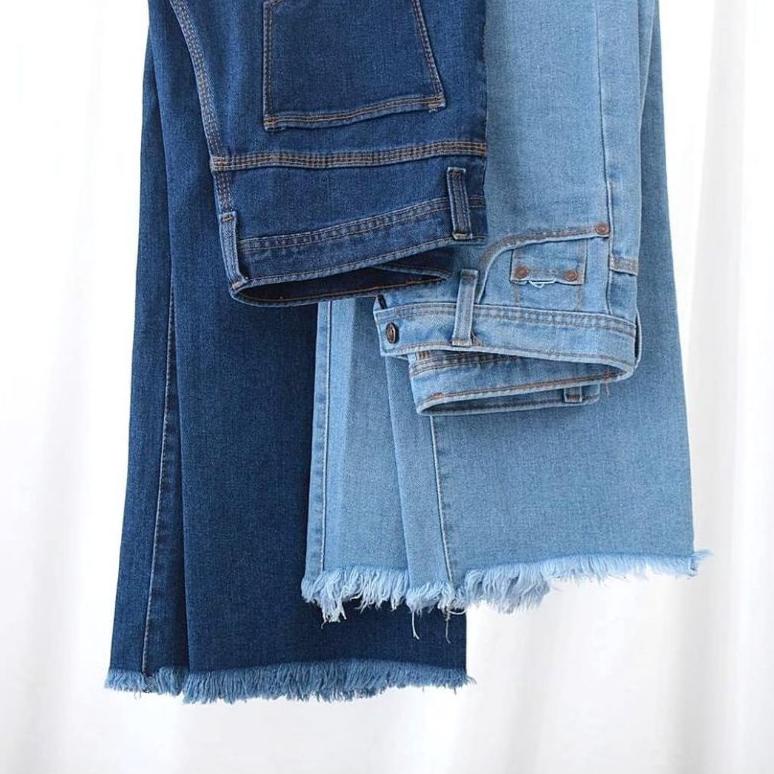 "AL.01Jl22l"  HIGHWAIST KULOT JEANS RAWIS WANITA / KULOT JEANS LIPAT/ KULOT JEANS BELAH /KULOT BOYFR