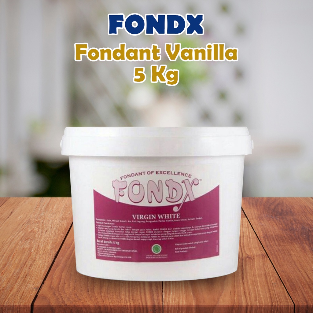 

Fondant Putih Fondx Vanilla 500gr