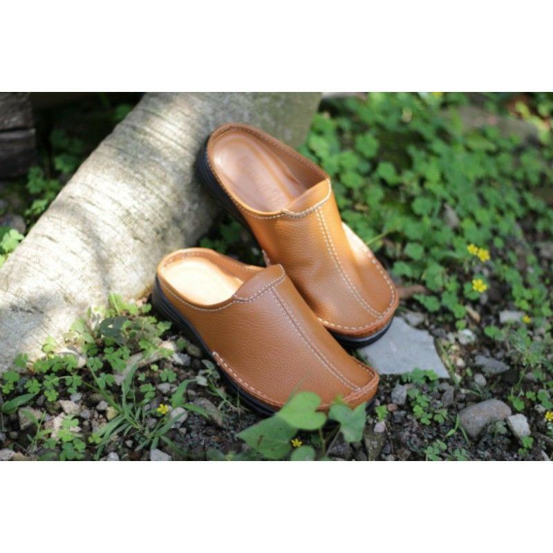 Sandal kulit anak laki-laki haibah model bustong-24- asli bahan kulit sapi model terlaris (COD)