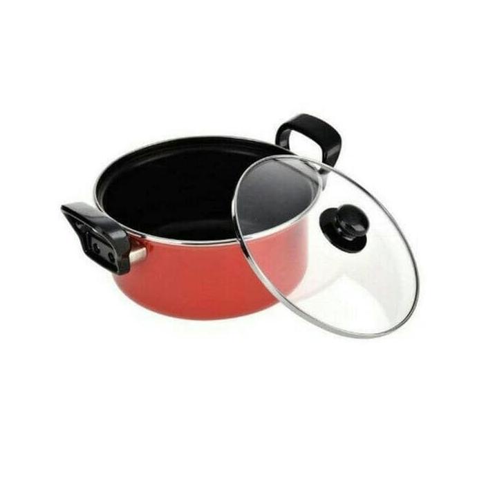 PANCI DUTCH OVEN TEFLON MASLON MASPION 18CM TEBAL
