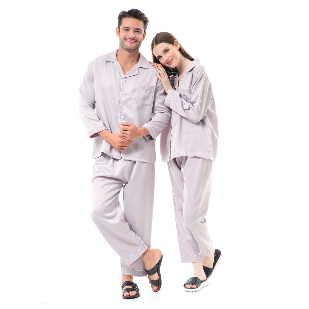 Zavyn Setelan Piyama Couple Long Sleeve Premium